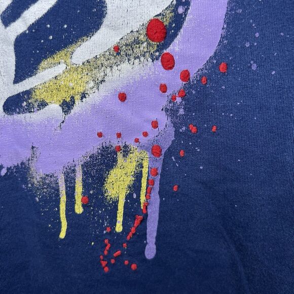 Billionaire Boys Club Spaceman T Shirt Mens Size XXL 2XL Navy Blue Short Sleeve - Picture 3 of 10